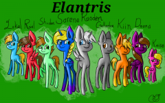 Chibi Elantris Ponies