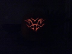 Shash Pumpkin Carving (lit)