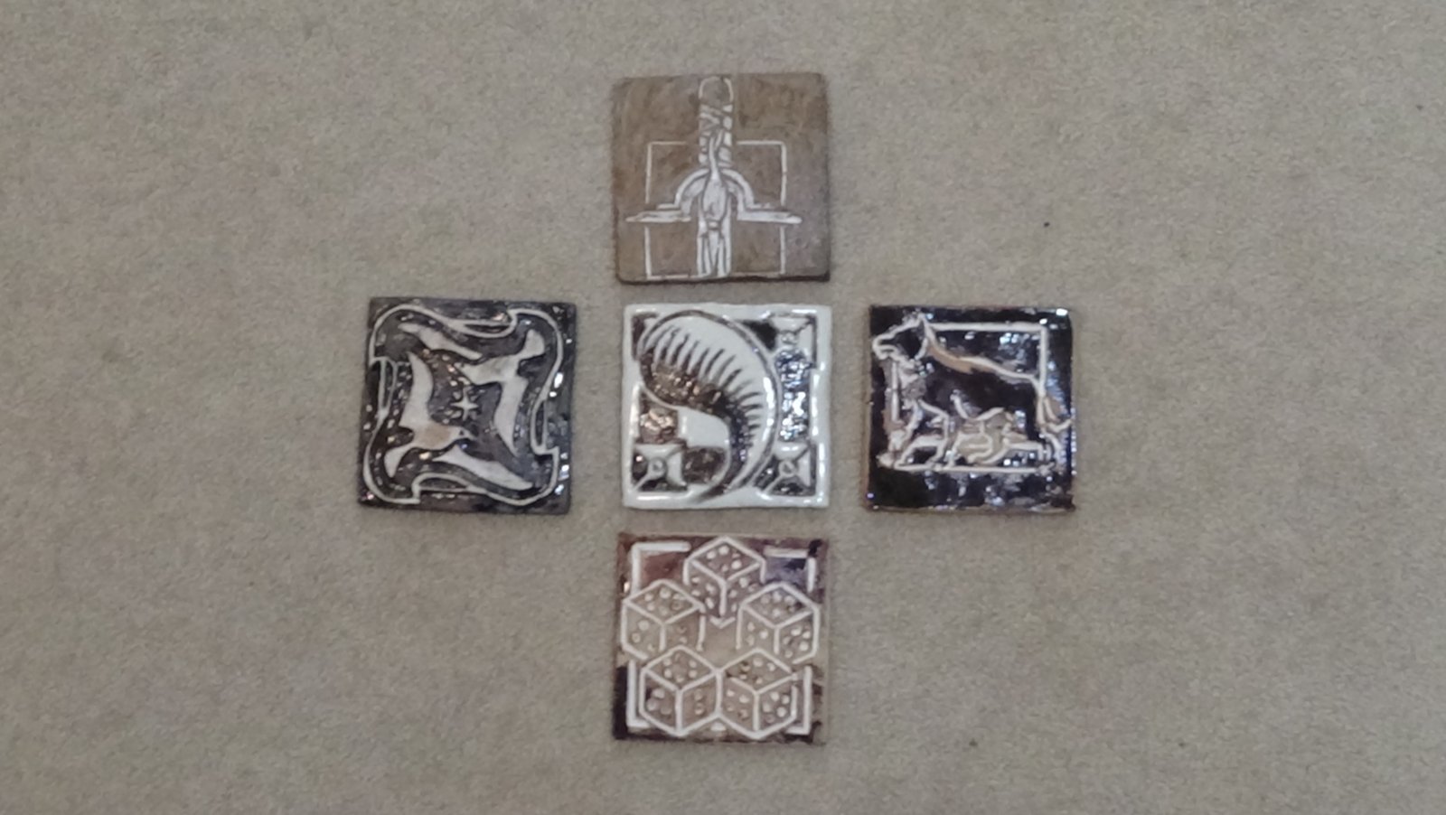 Five tiles