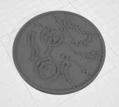 3D Render of a Medallion