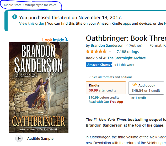 Brandon Sanderson dings Audible for unconscionable indie author pay rates