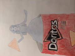 Syl Eating Doritos