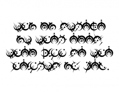 More information about "They Shall See the Hearts of Men (Steel Alphabet Font)"