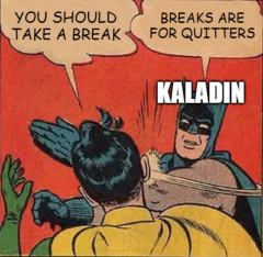 Kaladin's view on rest