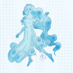 A floaty, swirl adorned Syl