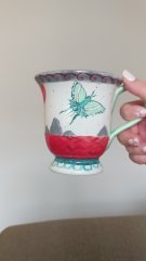 Tress cup butterfly side